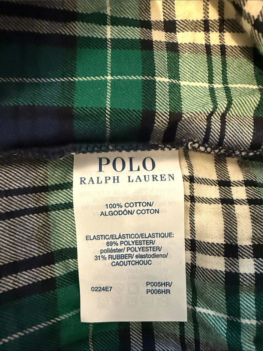 NWOT Polo Ralph Lauren Men’s Plaid Pajama Bottoms - Drawstring Lounge Pants
